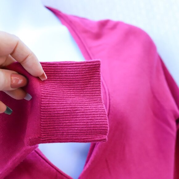 George Size XL (16/18) pink deep v button front cardigan - Picture 4 of 12